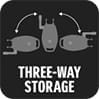 Three-way Storage